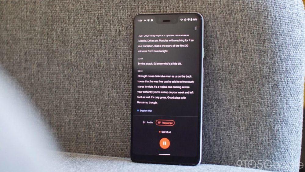 This Pixel Phone App Does Speech to Text in Realtime