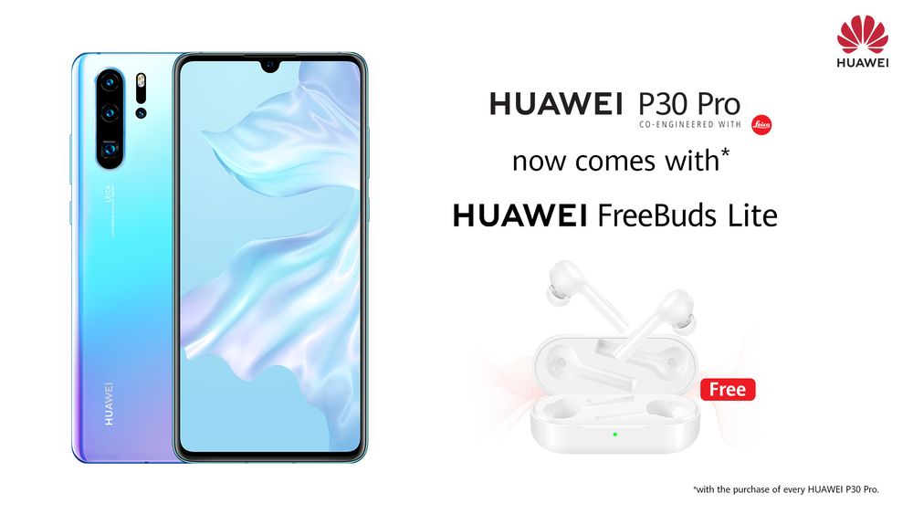 Huawei P30 Pro Now Comes With Free Huawei FreeBuds Lite