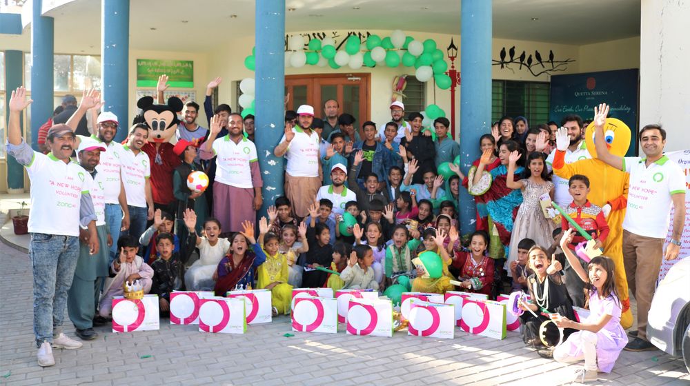 Zong Volunteers Spend a Day at SOS Children’s Village in Quetta