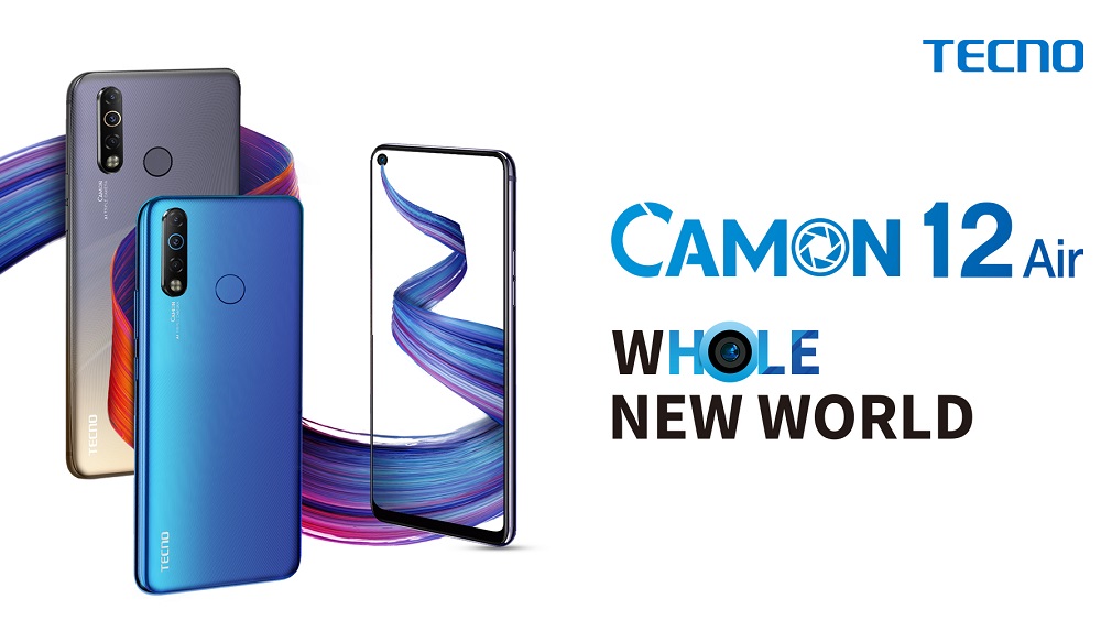 Tecno Camon 12 Air Will Have a Punch Hole Display and Triple Camera Setup
