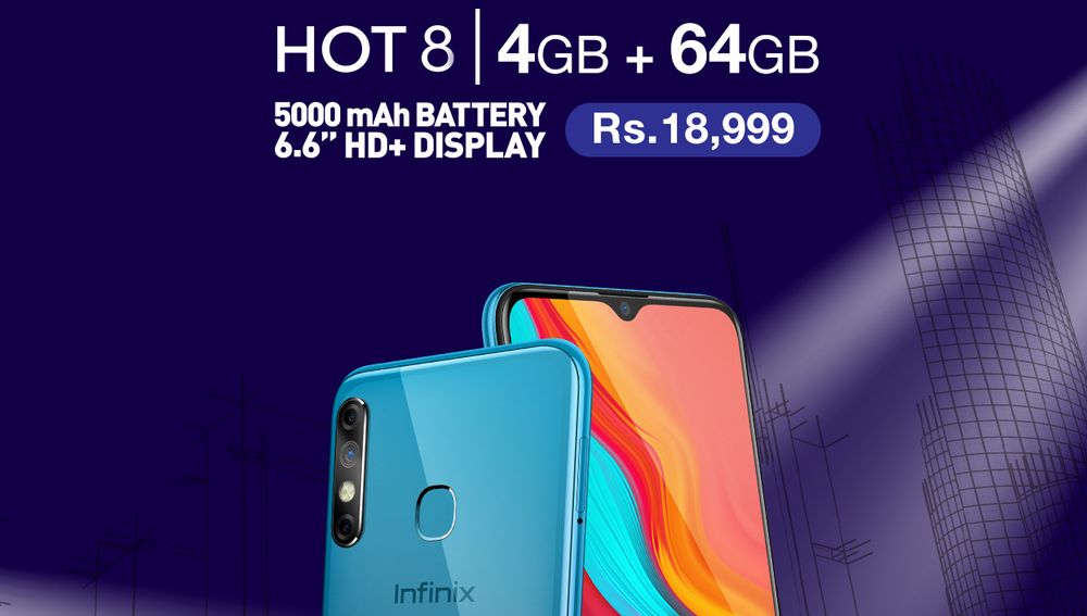 Infinix Hot 8 4+64GB Variant Launched in Pakistan