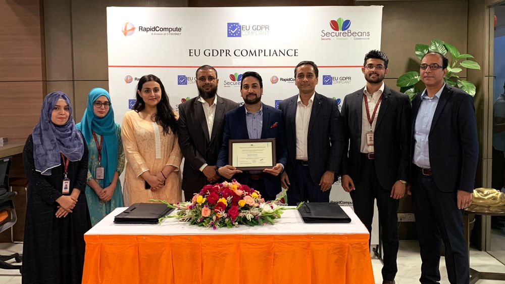RapidCompute Becomes First Pakistani EU GDPR Compliant Cloud Service Provider