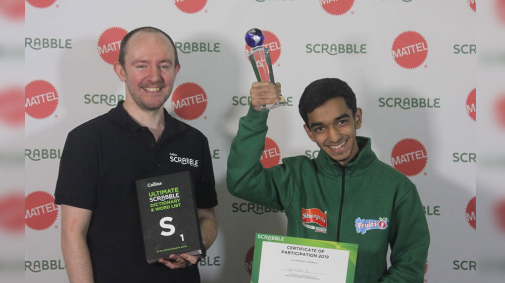 Pakistan’s Imad Ali Becomes Youngest Ever Junior World Scrabble Champion