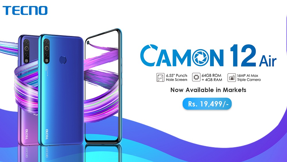 Tecno Camon Air 12 is Now Available in Stores Across Pakistan