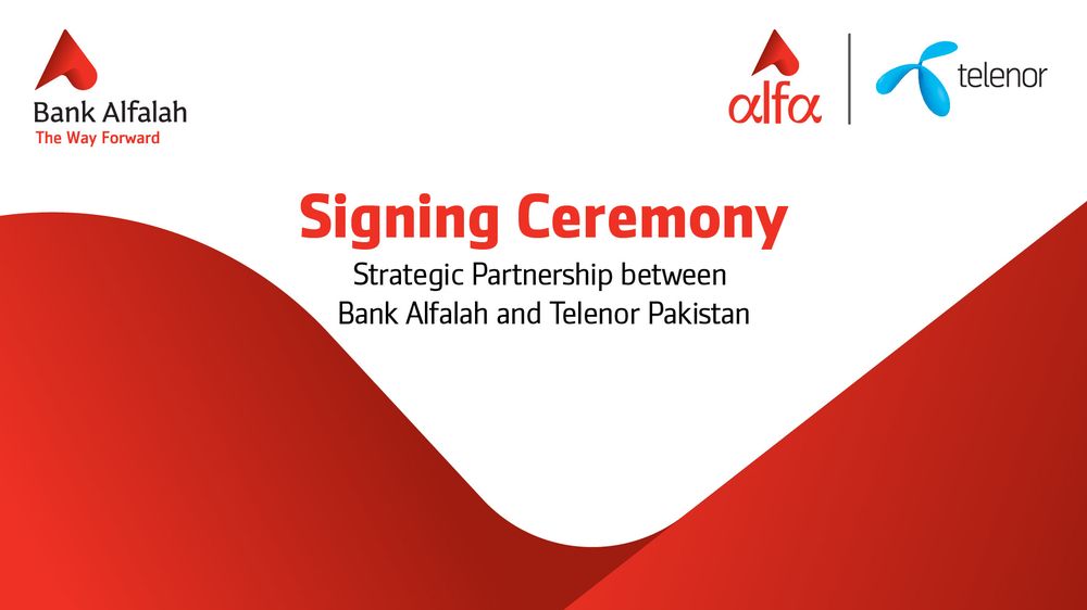 Bank Alfalah & Telenor Pakistan Join Hands to Provide Customers With Unmatched Convenience