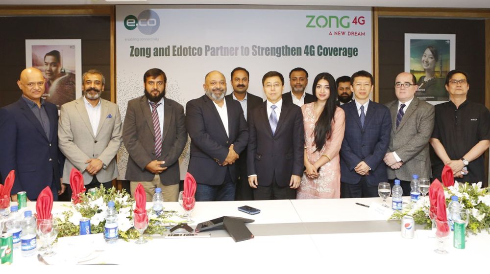 Edotco and Zong 4G Partner to Increase 4G Coverage in Pakistan