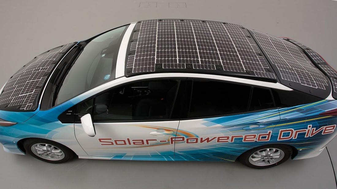 Toyota is Testing its First Ever Solar-Powered Car