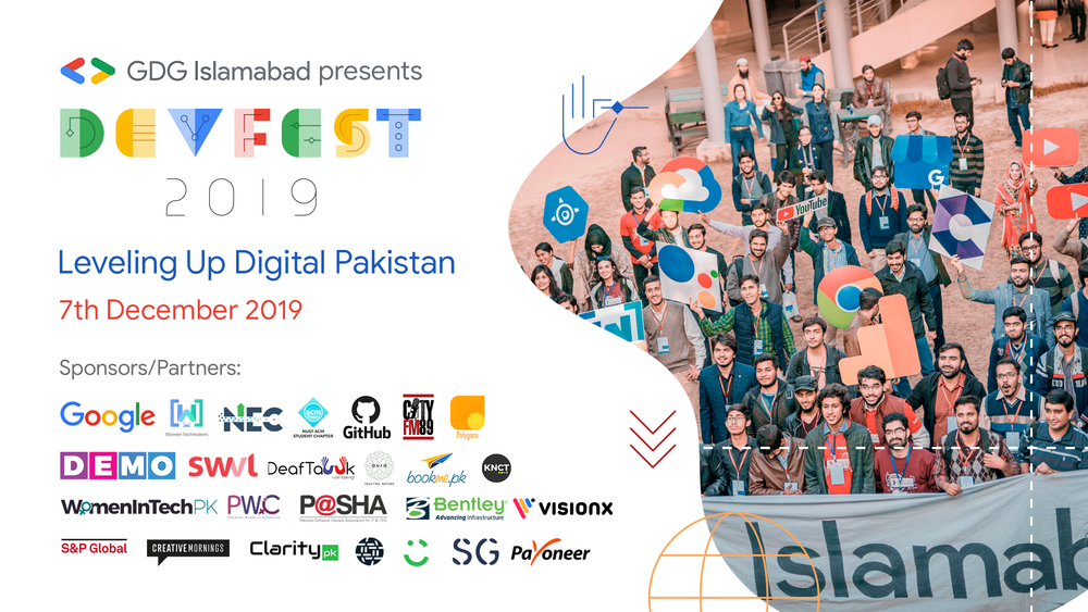 GDG Annual DevFest 2019 is Coming to Islamabad This Weekend