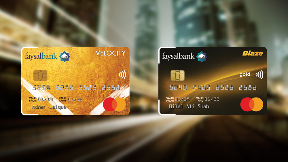 Faysal Bank Introduces Velocity and Blaze Credit Cards