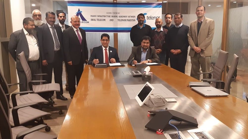Awal Telecom Signs Tower-Sharing Agreement With Telenor Pakistan