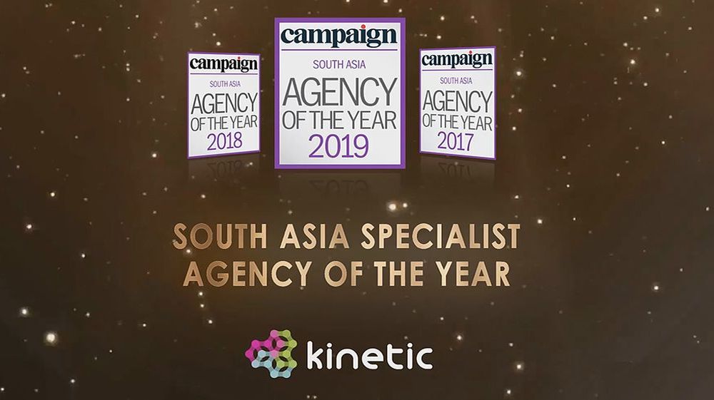 Kinetic Pakistan Wins South Asia Specialist Agency of the Year Award 2019