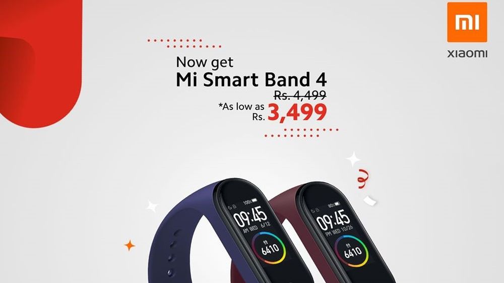 Xiaomi Mi Band 4 Now Available for as Low as Rs. 3,499 at Mistore.pk