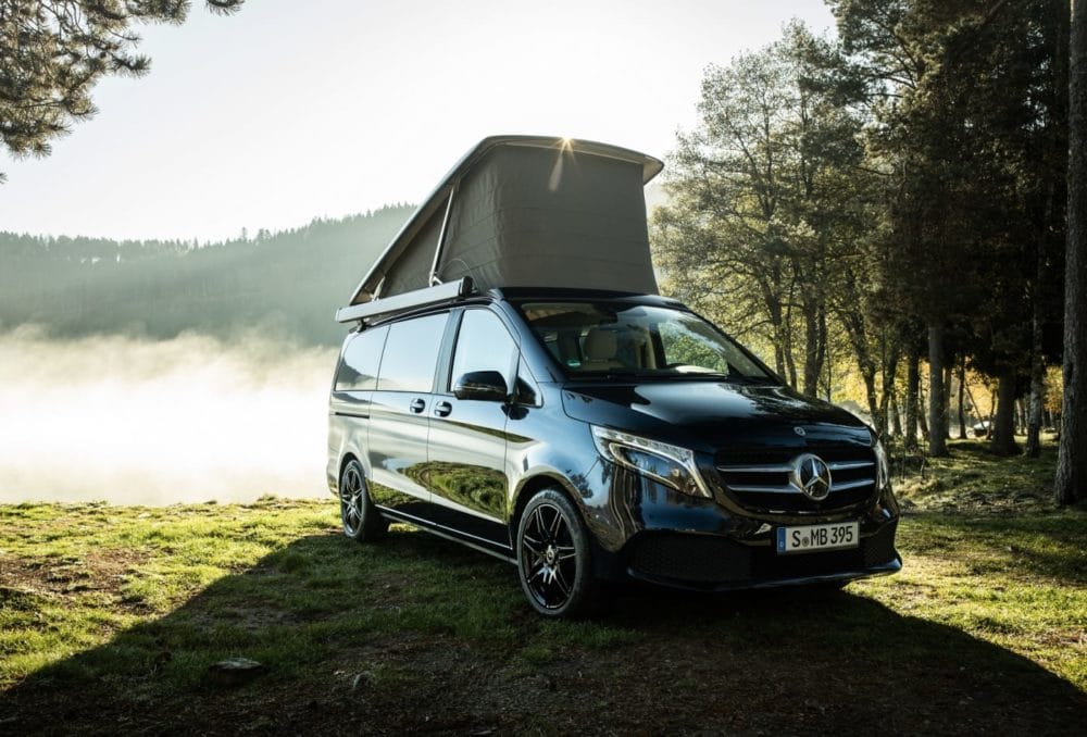Mercedes Launches a Turbo Van With a Kitchen, Fridge & Double Bed