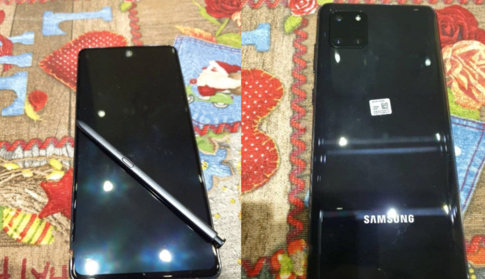Samsung Galaxy Note 10 Lite Shows Up in Live Images