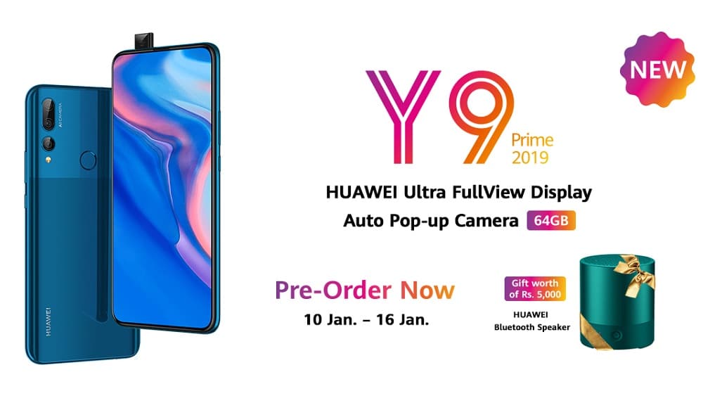 Huawei’s Midrange Y9 Prime 2019 (64GB) is Up for Pre-orders in Pakistan