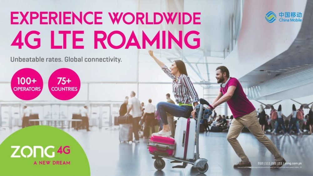 Zong is Now Giving Customers 4G Roaming in 75 Countries