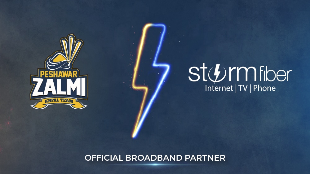 StormFiber Joins Forces Once Again With Peshawar Zalmi, Becomes Its Official Broadband Partner for PSL 5