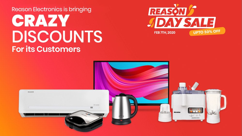 Reason Electronics Announces Monthly Sale With Massive Discounts