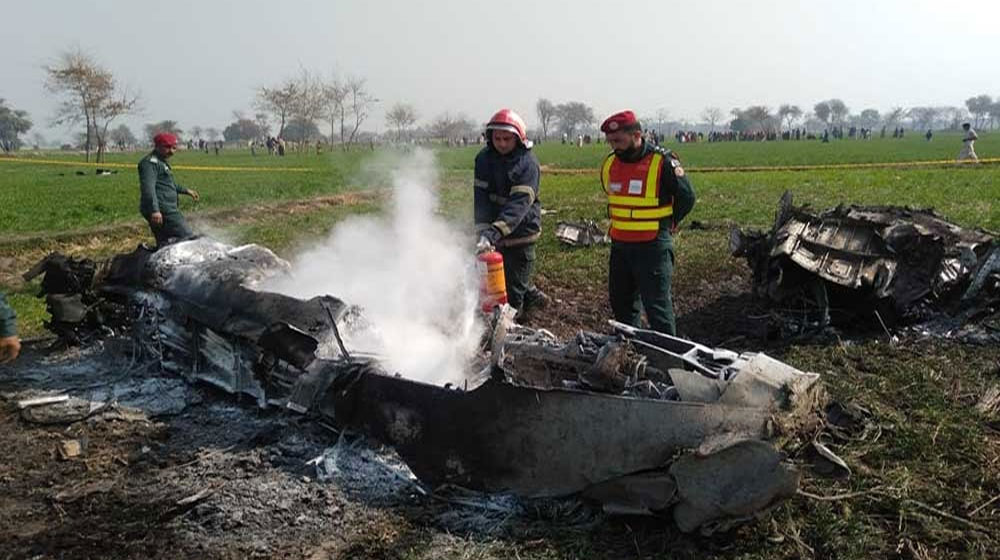 Breaking: PAF Trainer Aircraft Crashes Near Attock