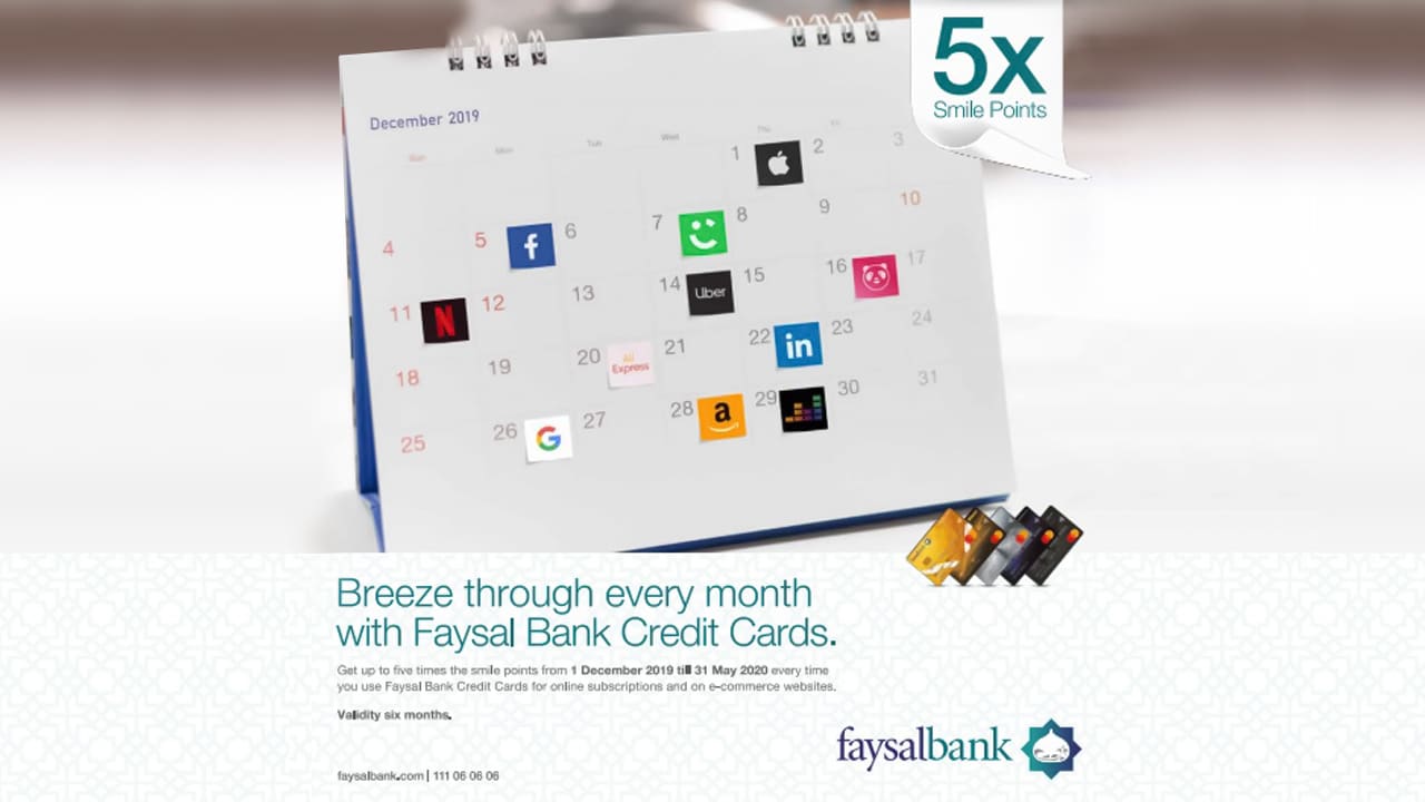 Here’s How Faysal Bank Credit Card Holders Can Get Up to 5x SmilePoints