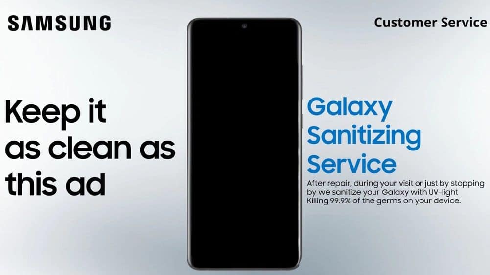 Samsung Pakistan Launches Free Service to Disinfect Your Phone