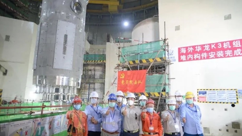 China Installs Hualong One Reactor Internals at a Pakistani Nuclear Power Plant