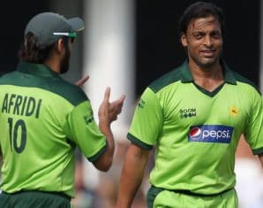 shahid Afridi and Shoaib akhtar