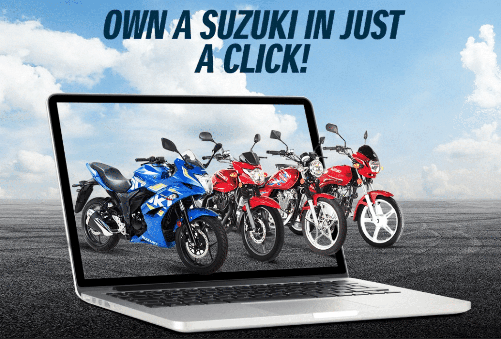 Suzuki Launches Online Booking for Bikes