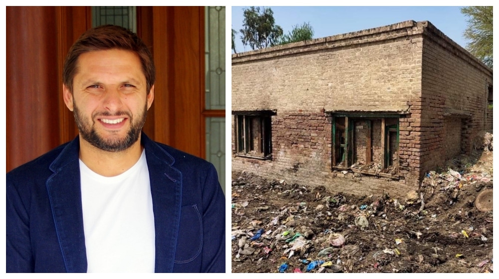 Shahid Afridi Announces to Restore A Library That Has Turned Into a Dumping Ground