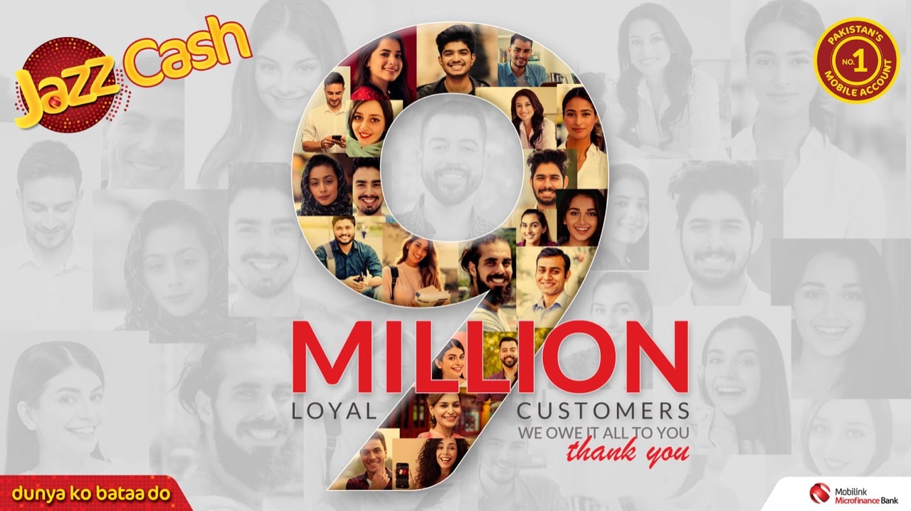 JazzCash Crosses 9 Million Monthly Active Users