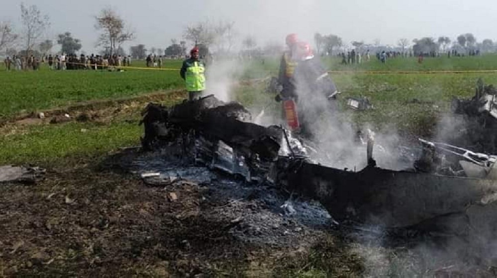 Breaking: PAF Trainer Jet Crashes Near Pindigheb