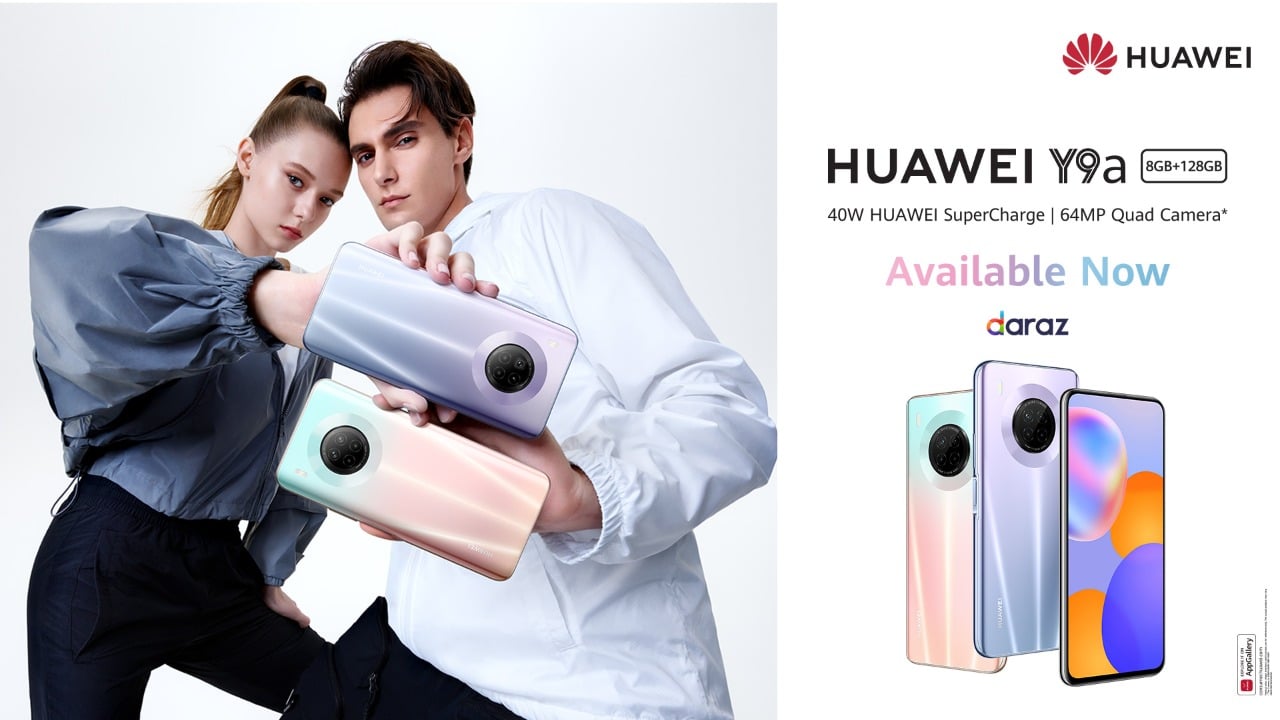 Huawei’s New Midranger Y9a Goes on Sale in Pakistan Today