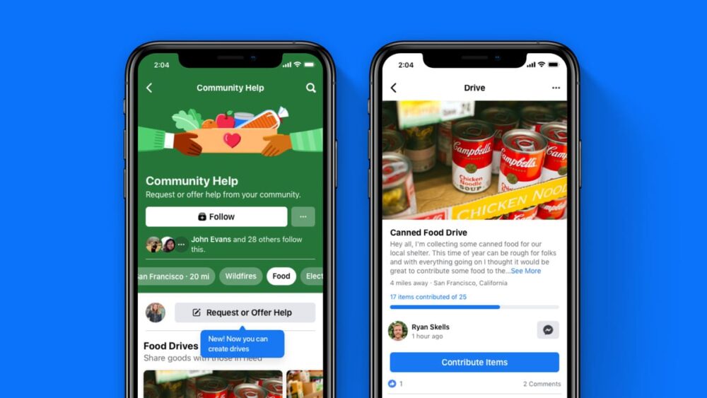 Facebook’s New Feature Helps You Donate Food And Clothes To The Needy