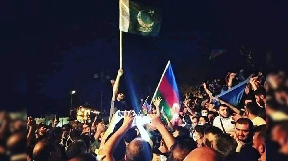 Azerbaijan Celebrates Victory Over India-Backed Armenia With Pakistani Flags