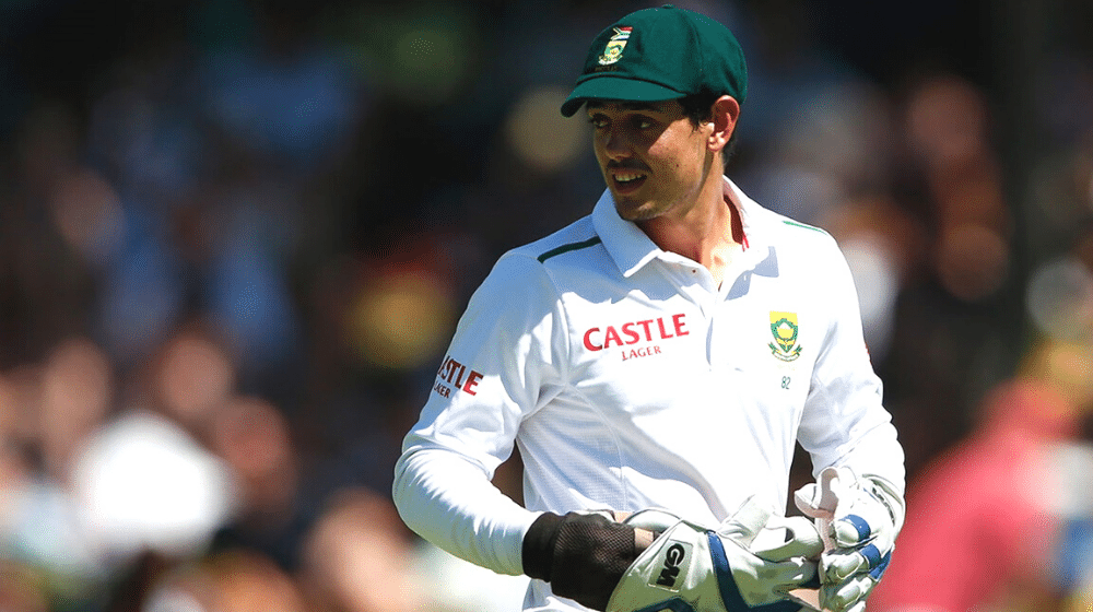 Quinton De Kock to Lead South Africa in Pakistan Test Series