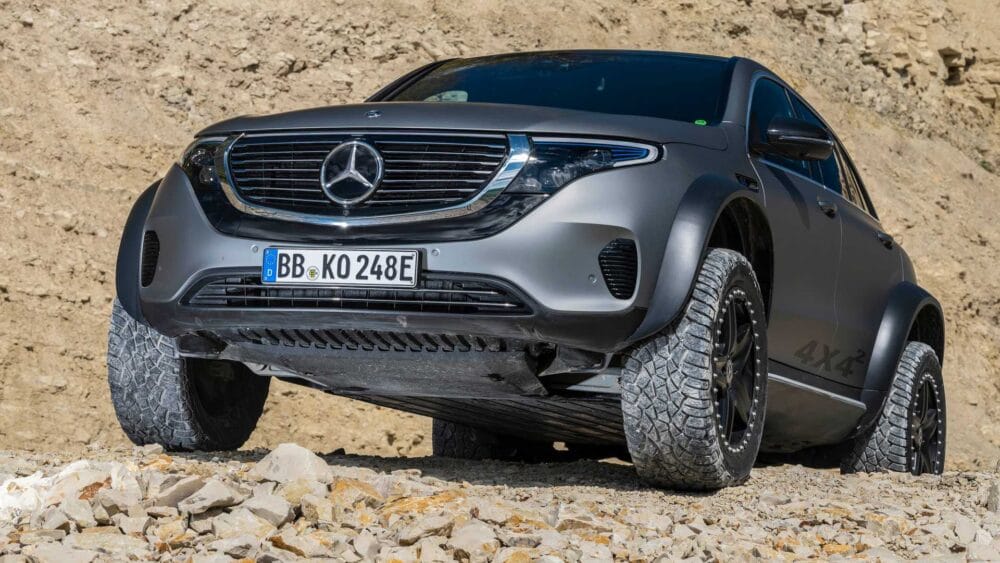 Mercedes Benz Teases New EQC 4×4 Squared Concept the World Has Been Waiting For