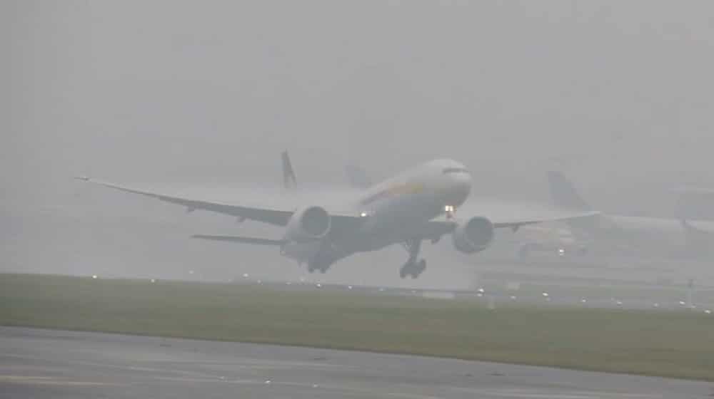 Fog Disrupts Flight Operations at Karachi Airport