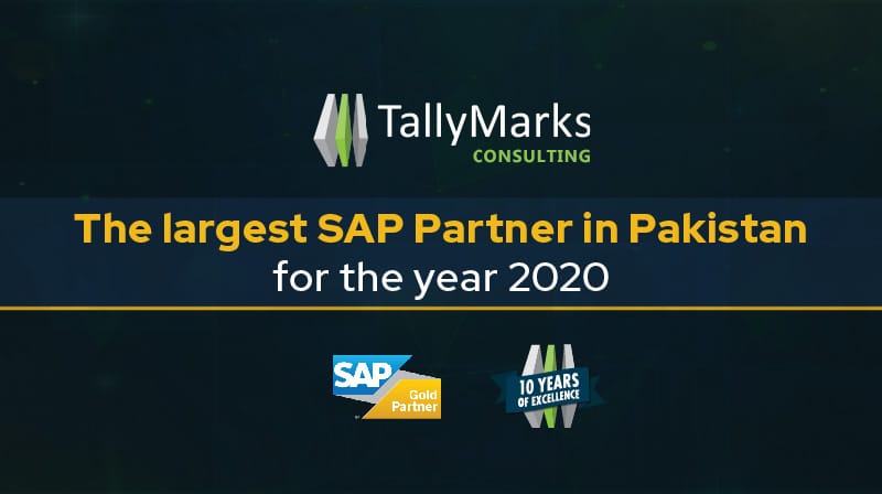 TallyMarks Consulting Declared Largest SAP Partner in Pakistan for the Year 2020