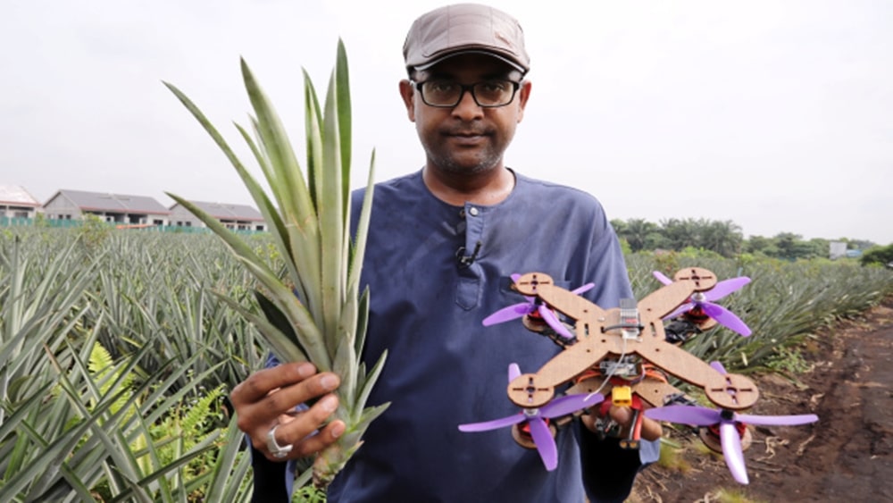 Researchers Develop Light Yet Strong Drones Using Pineapple Leaves