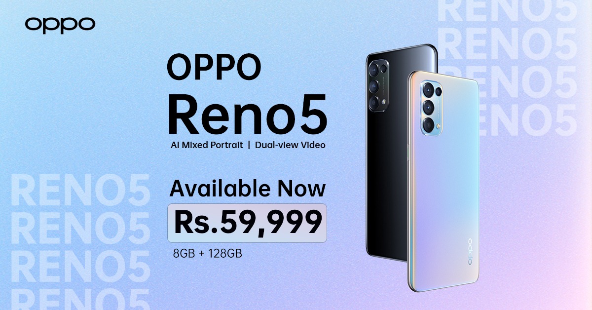 Oppo Reno5 Now Available in Stores and Online at PKR 59,999