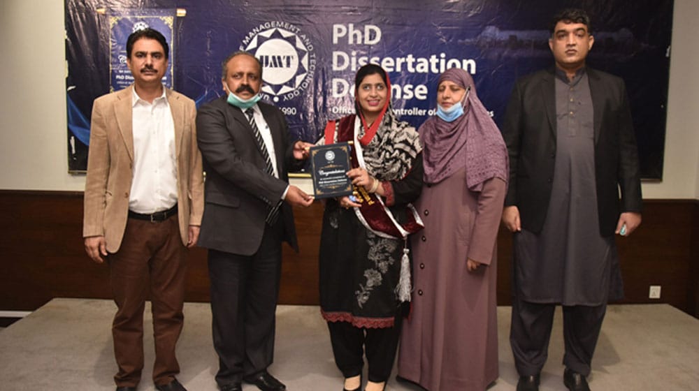 Visually Impaired Student From Lahore Completes Her PhD
