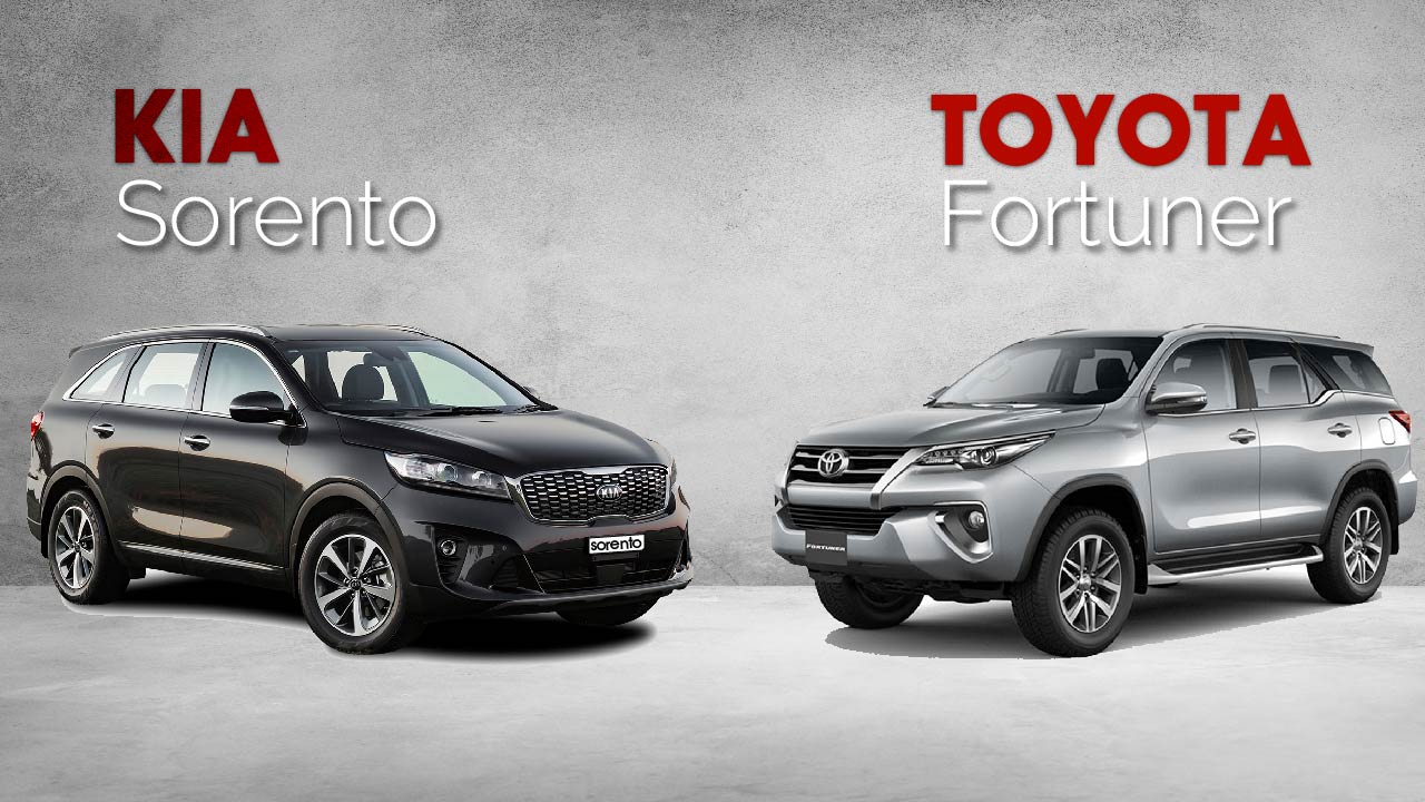 Kia Sorento Vs. Toyota Fortuner – Goliath vs. Goliath? [Comparison]