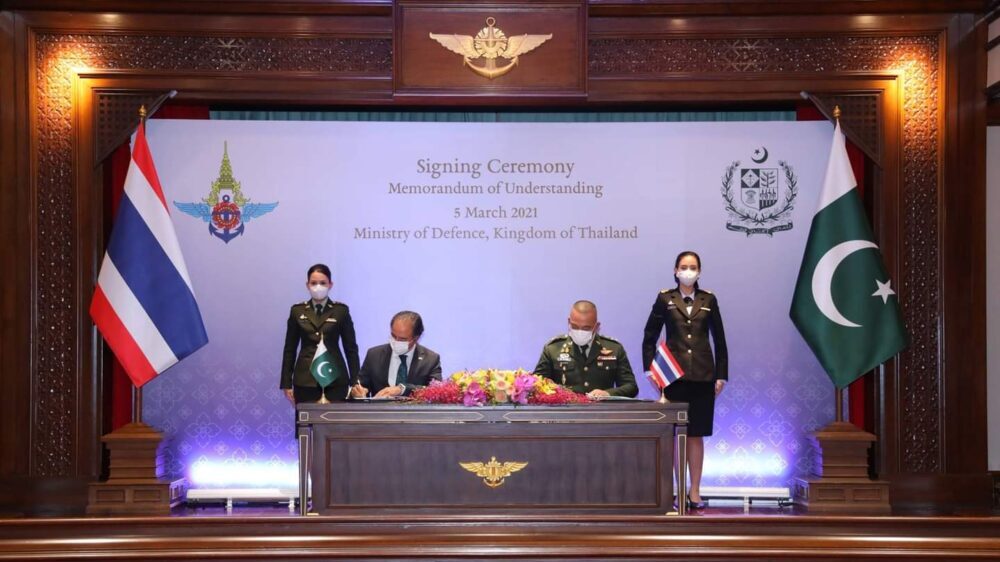 Pakistan and Thailand Sign MoU on Defence Cooperation
