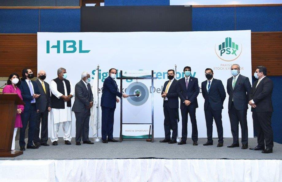 PSX Holds Gong Ceremony for Onboarding of HBL as Market Maker