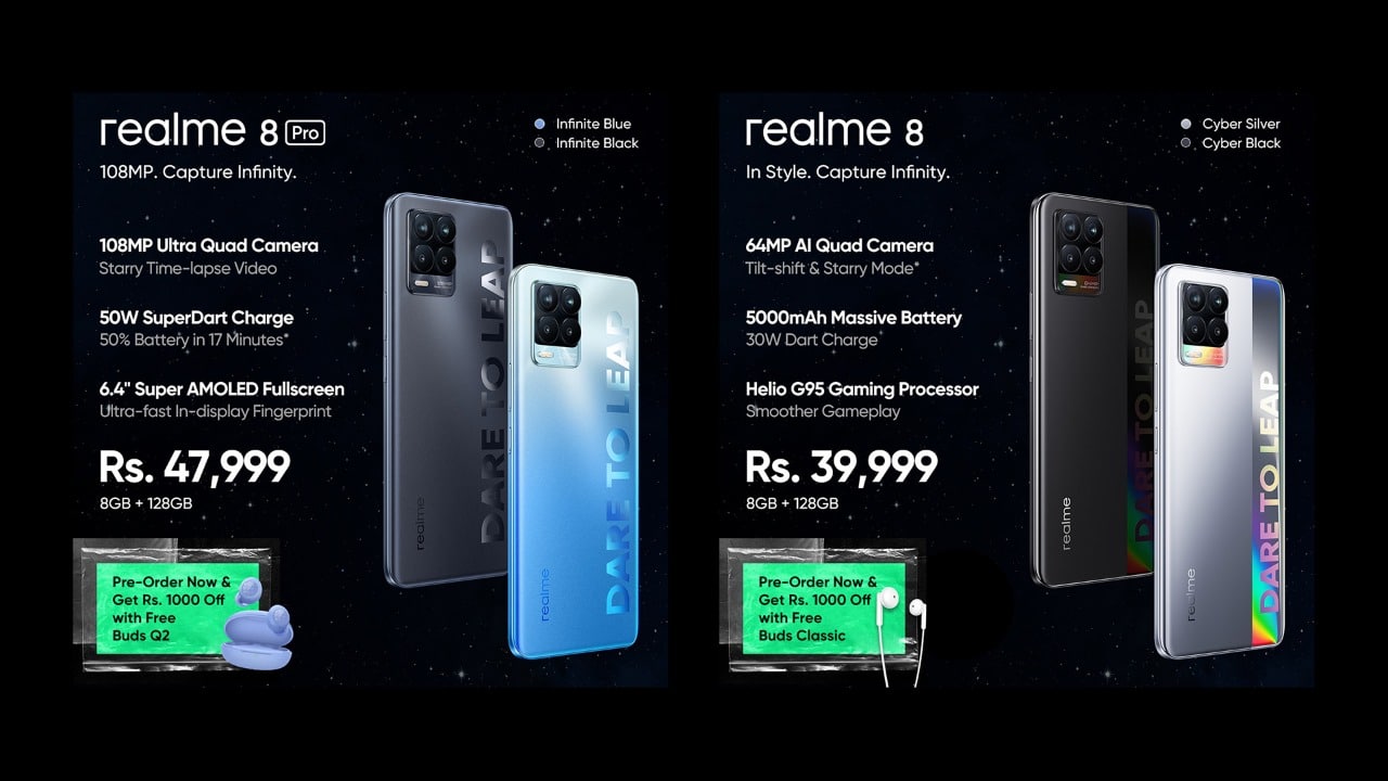Realme 8 Series Arrives in Pakistan with 108MP Ultra Quad Camera & Smart AIoT Products