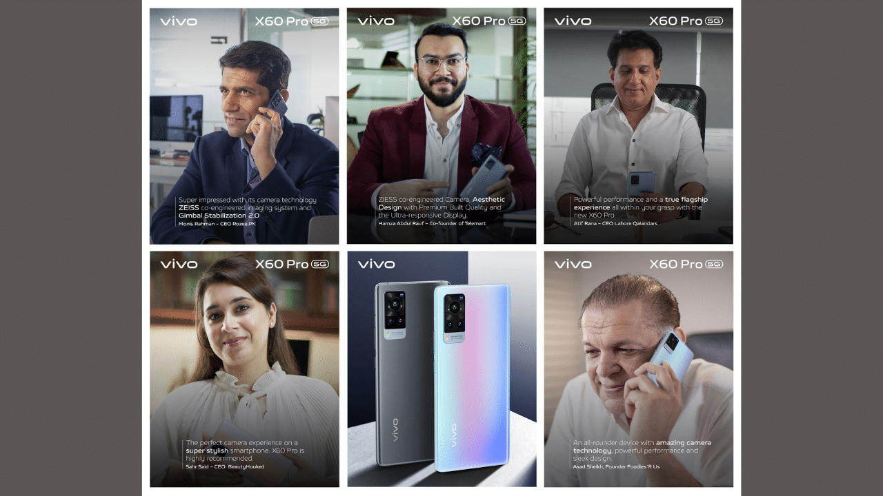 The Awe-Inspiring Vivo X60 Pro Gets Praise and Recommendation from Pakistani Entrepreneurs