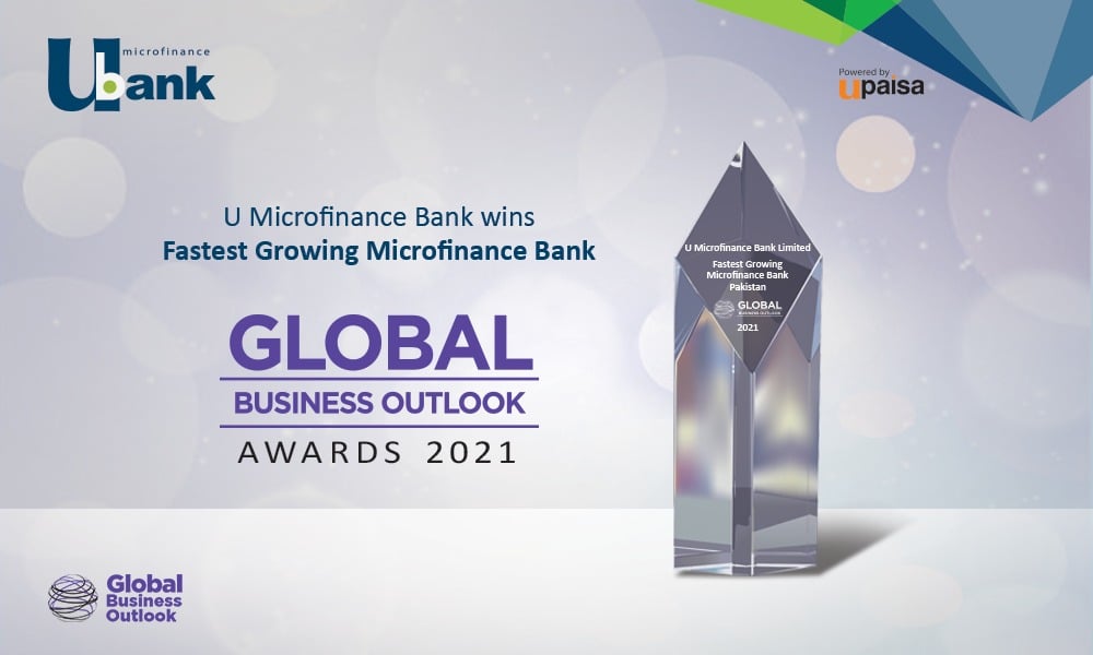 U Microfinance Bank Wins ‘Fastest Growing Microfinance Bank’ at Global Business Outlook Awards, 2021