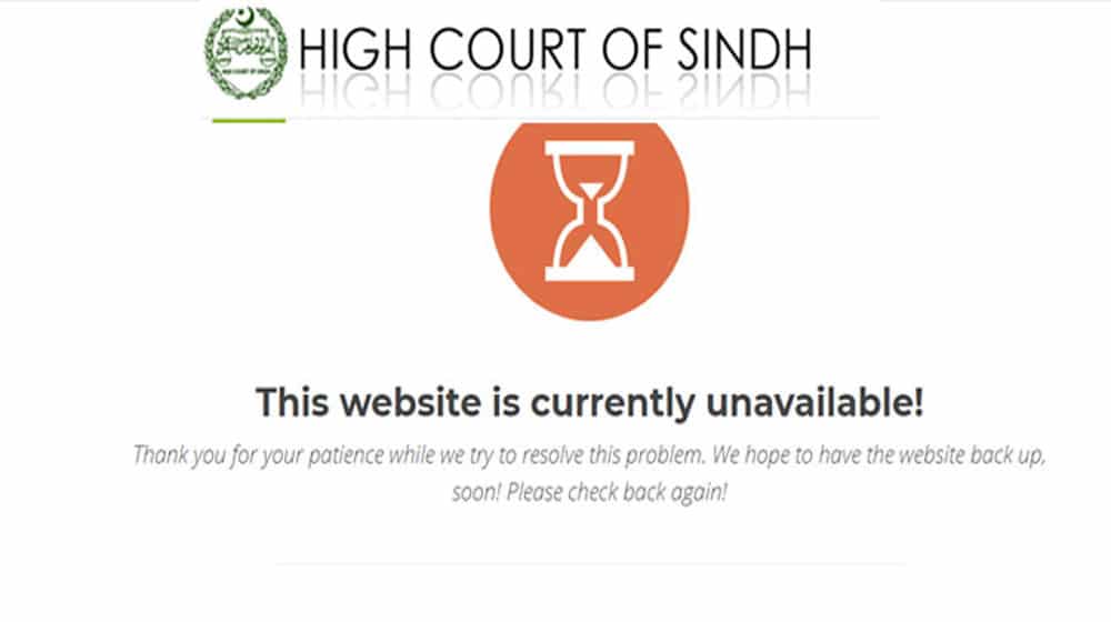 Sindh High Court Website Hacked by Indian Hackers