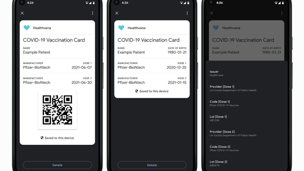 Google is Adding COVID Vaccine Cards to Android