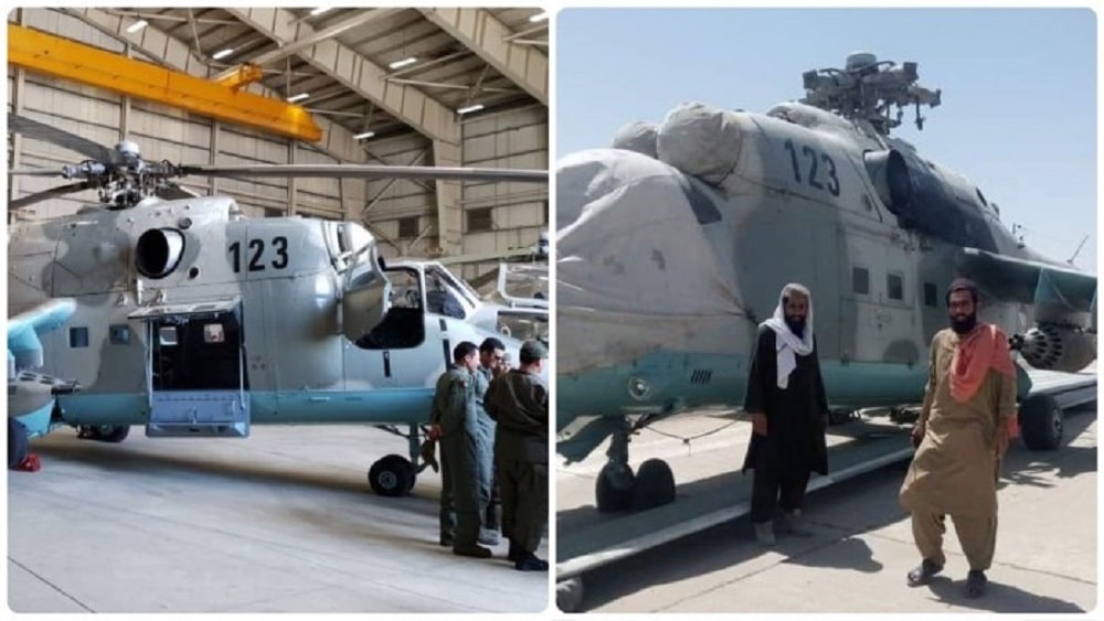 Afghan Taliban Capture Kunduz Airbase and Indian Attack Helicopter